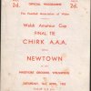 Welsh Amateur Cup Final  1955